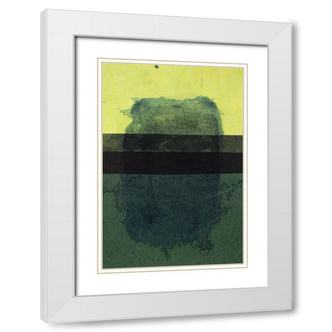 Remembering Rothko III White Modern Wood Framed Art Print with Double Matting by Delamater, Rob