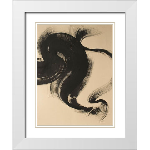 Sea Change II White Modern Wood Framed Art Print with Double Matting by Delamater, Rob
