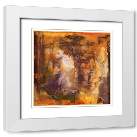 Alhambra I White Modern Wood Framed Art Print with Double Matting by Gordon, Sharon