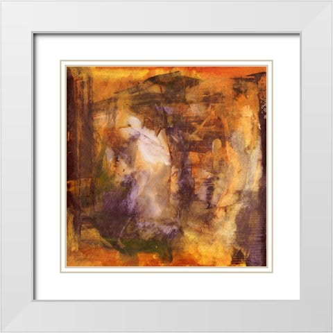 Alhambra I White Modern Wood Framed Art Print with Double Matting by Gordon, Sharon