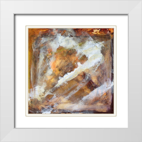 Alhambra II White Modern Wood Framed Art Print with Double Matting by Gordon, Sharon