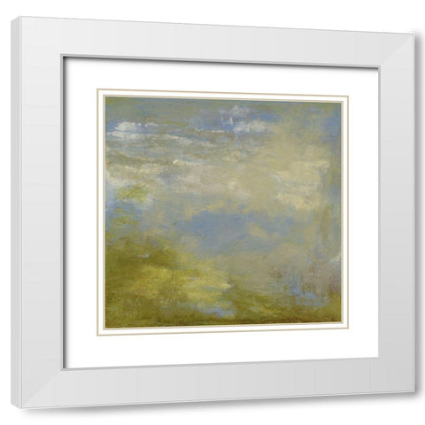 Le Reve II White Modern Wood Framed Art Print with Double Matting by Gordon, Sharon