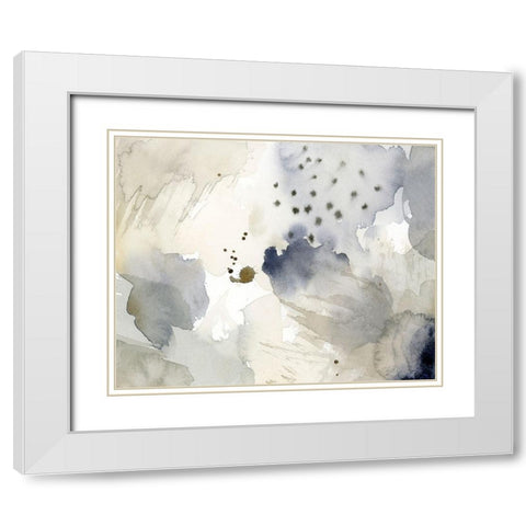 Dried Bergamot in Mist II White Modern Wood Framed Art Print with Double Matting by Popp, Grace