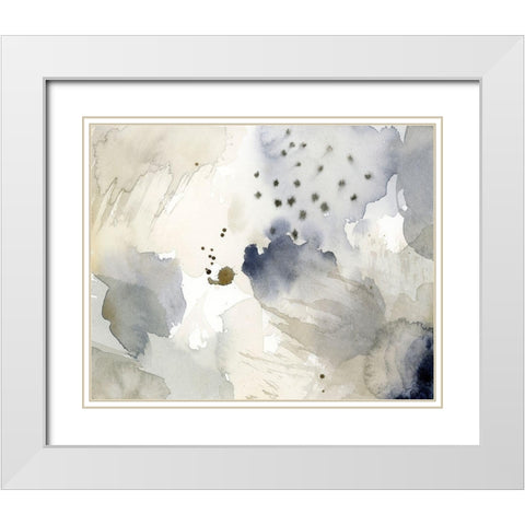 Dried Bergamot in Mist II White Modern Wood Framed Art Print with Double Matting by Popp, Grace