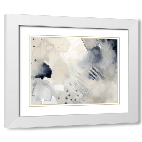 Dried Bergamot in Mist III White Modern Wood Framed Art Print with Double Matting by Popp, Grace