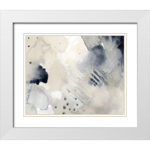 Dried Bergamot in Mist III White Modern Wood Framed Art Print with Double Matting by Popp, Grace