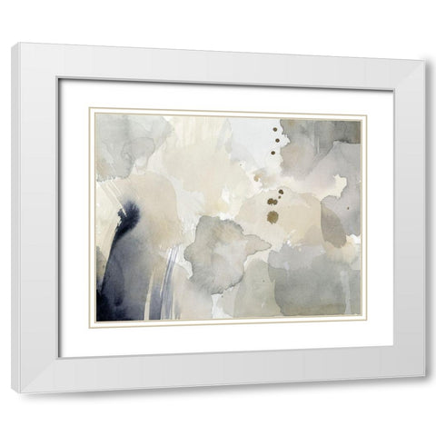 Dried Bergamot in Mist IV White Modern Wood Framed Art Print with Double Matting by Popp, Grace