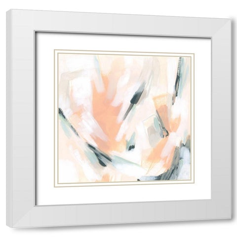 Sand Slice II White Modern Wood Framed Art Print with Double Matting by Vess, June Erica