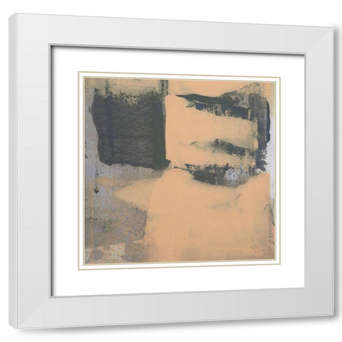 6240 Puzzle V White Modern Wood Framed Art Print with Double Matting by Aryai, Sia