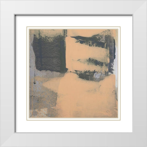 6240 Puzzle V White Modern Wood Framed Art Print with Double Matting by Aryai, Sia