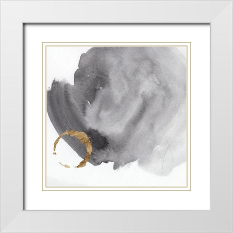 Broadsheet I White Modern Wood Framed Art Print with Double Matting by Green, Jacob