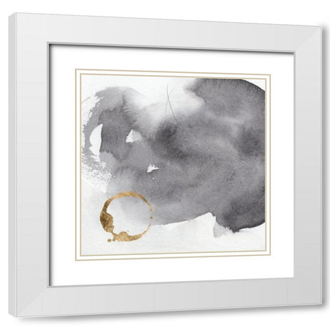Broadsheet IV White Modern Wood Framed Art Print with Double Matting by Green, Jacob