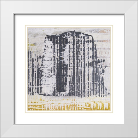 Amaze IV White Modern Wood Framed Art Print with Double Matting by Aryai, Sia