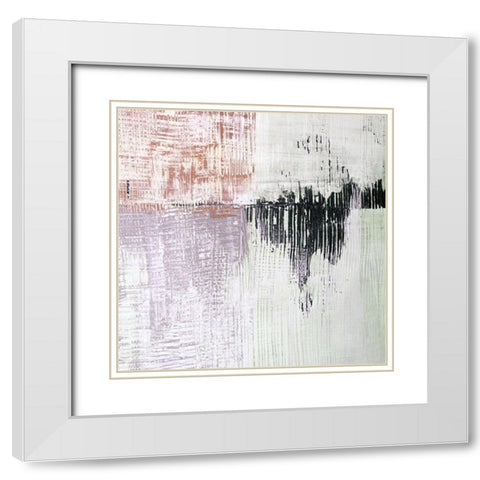 Amaze VI White Modern Wood Framed Art Print with Double Matting by Aryai, Sia