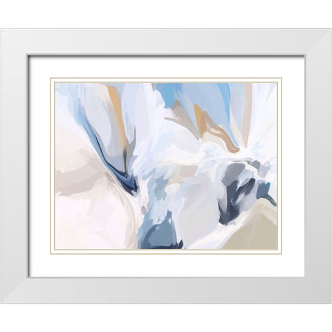 Fresh Air II White Modern Wood Framed Art Print with Double Matting by Orlov, Irena