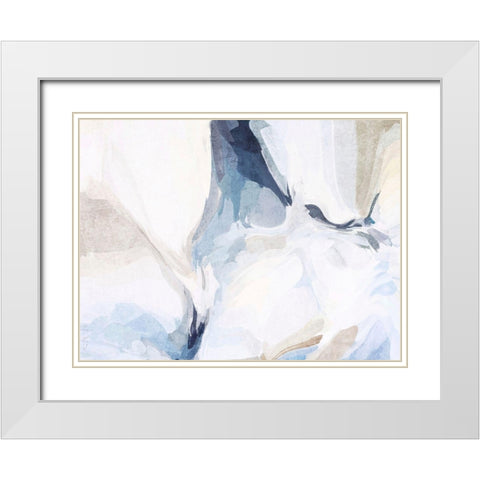 Fresh Air IV White Modern Wood Framed Art Print with Double Matting by Orlov, Irena
