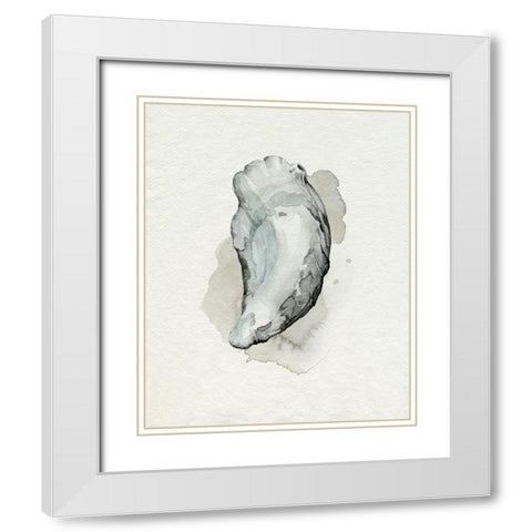 Oysters on the Bay II White Modern Wood Framed Art Print with Double Matting by Popp, Grace