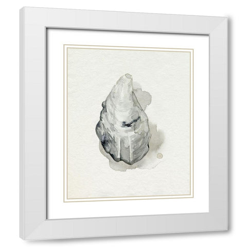 Oysters on the Bay III White Modern Wood Framed Art Print with Double Matting by Popp, Grace