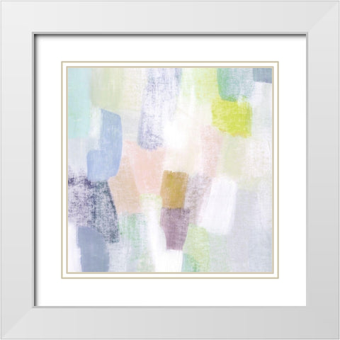 Sidewalk Chalk I White Modern Wood Framed Art Print with Double Matting by Popp, Grace