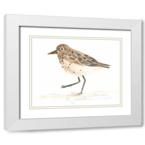 Pretty Piper IV White Modern Wood Framed Art Print with Double Matting by Vess, June Erica