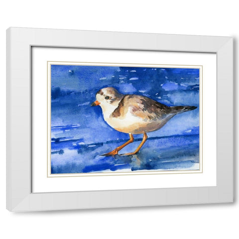Pipers I White Modern Wood Framed Art Print with Double Matting by Parker, Jennifer Paxton