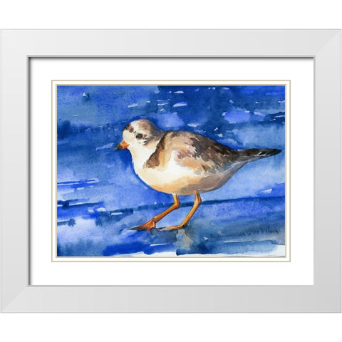 Pipers I White Modern Wood Framed Art Print with Double Matting by Parker, Jennifer Paxton