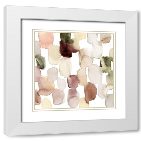 Melted Sediment II White Modern Wood Framed Art Print with Double Matting by Popp, Grace