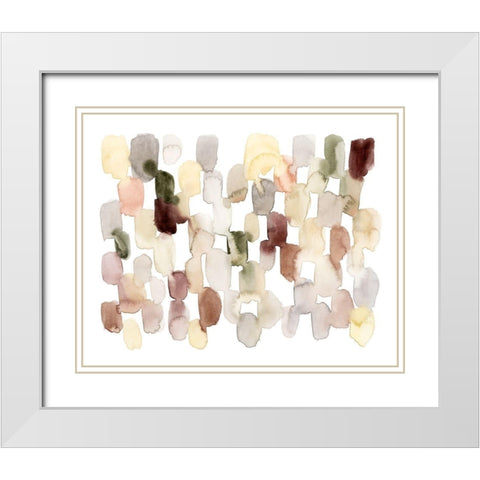 Melted Sediment III White Modern Wood Framed Art Print with Double Matting by Popp, Grace