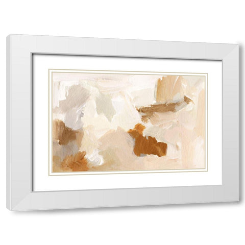 Tawny Mix I White Modern Wood Framed Art Print with Double Matting by Barnes, Victoria