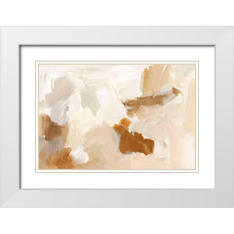 Tawny Mix I White Modern Wood Framed Art Print with Double Matting by Barnes, Victoria