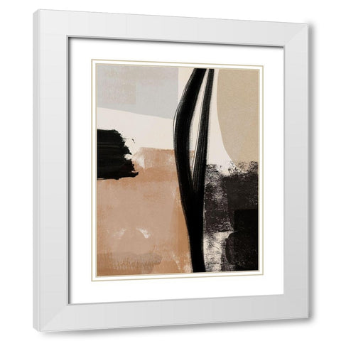 Selective Arrangement I White Modern Wood Framed Art Print with Double Matting by Barnes, Victoria