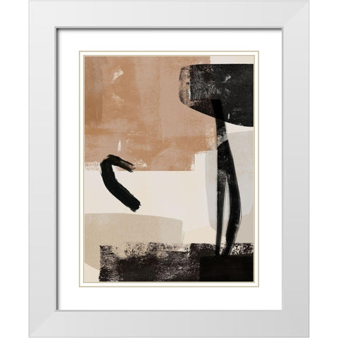 Selective Arrangement III White Modern Wood Framed Art Print with Double Matting by Barnes, Victoria