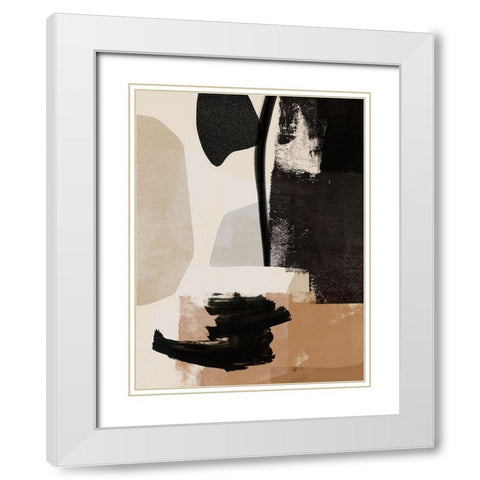 Selective Arrangement IV White Modern Wood Framed Art Print with Double Matting by Barnes, Victoria