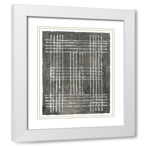 Manifolds I White Modern Wood Framed Art Print with Double Matting by Lam, Vanna