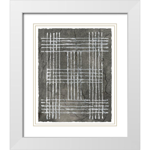 Manifolds I White Modern Wood Framed Art Print with Double Matting by Lam, Vanna