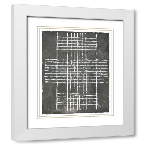 Manifolds II White Modern Wood Framed Art Print with Double Matting by Lam, Vanna