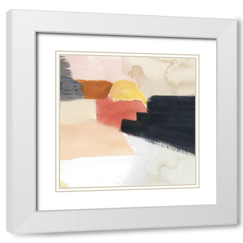 Sunset Movement II White Modern Wood Framed Art Print with Double Matting by Popp, Grace