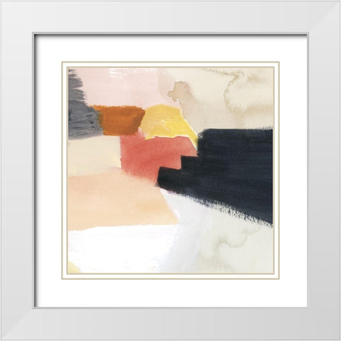 Sunset Movement II White Modern Wood Framed Art Print with Double Matting by Popp, Grace