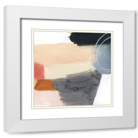 Sunset Movement III White Modern Wood Framed Art Print with Double Matting by Popp, Grace