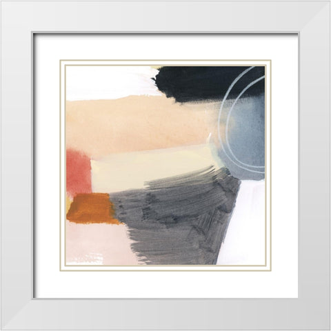 Sunset Movement III White Modern Wood Framed Art Print with Double Matting by Popp, Grace