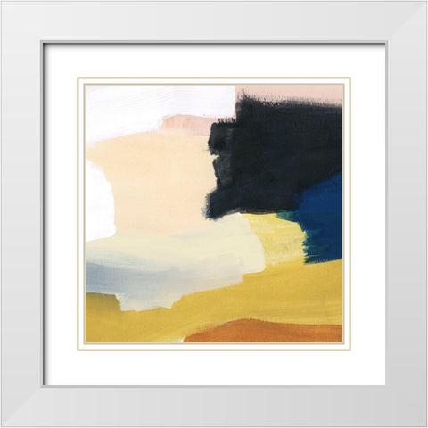 Sunset Movement IV White Modern Wood Framed Art Print with Double Matting by Popp, Grace