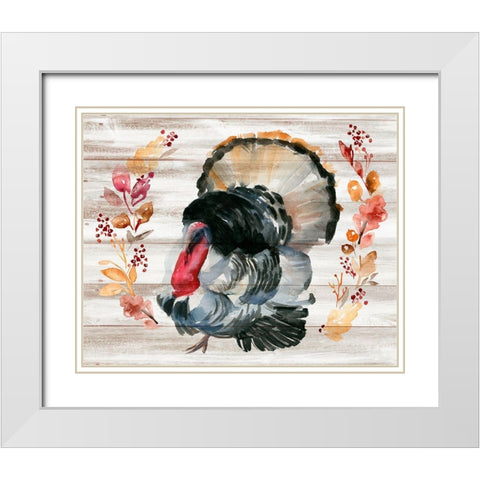 Grateful Thanksgiving IV White Modern Wood Framed Art Print with Double Matting by Parker, Jennifer Paxton