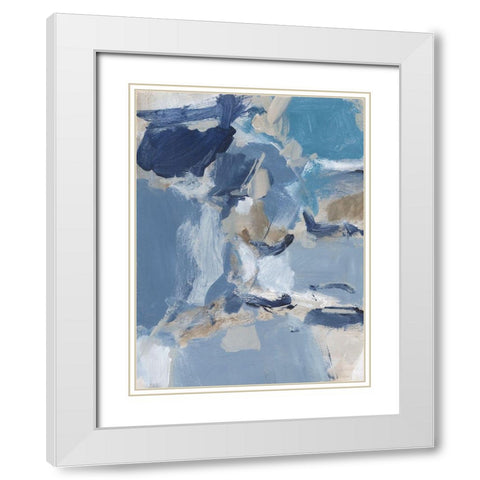 Alaska I White Modern Wood Framed Art Print with Double Matting by Long, Christina