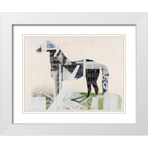 Blinded Legacy White Modern Wood Framed Art Print with Double Matting by Arbel, Lori