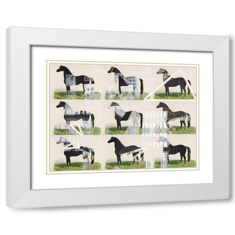 Legacies White Modern Wood Framed Art Print with Double Matting by Arbel, Lori