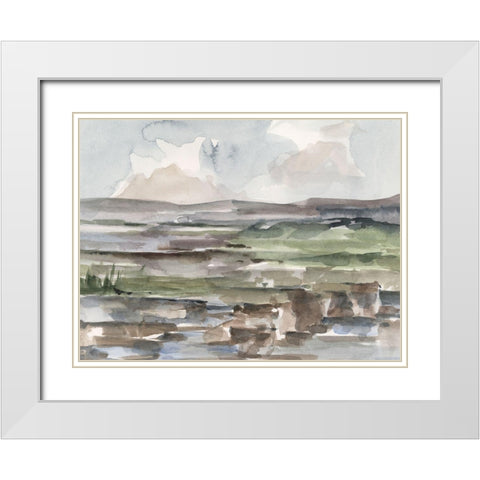 For Miles II White Modern Wood Framed Art Print with Double Matting by Harper, Ethan