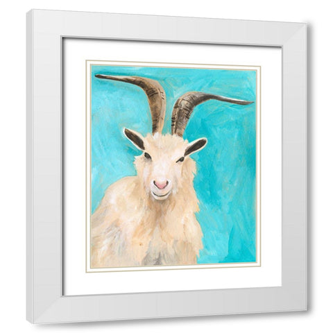 Farm Buds II White Modern Wood Framed Art Print with Double Matting by Moore, Regina