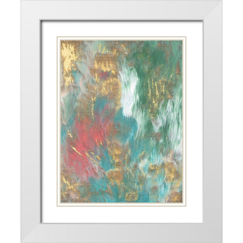 Ancient Teachings I White Modern Wood Framed Art Print with Double Matting by Bramma, Lila