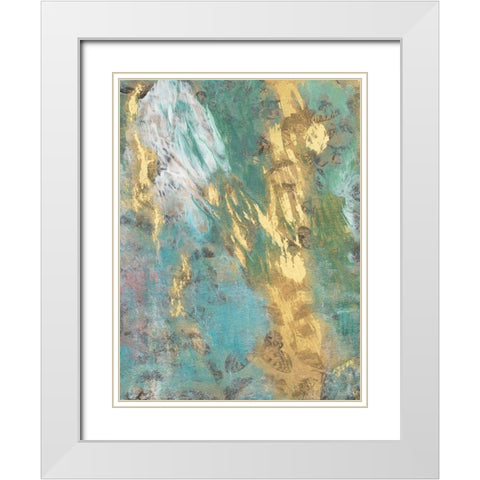 Ancient Teachings III White Modern Wood Framed Art Print with Double Matting by Bramma, Lila