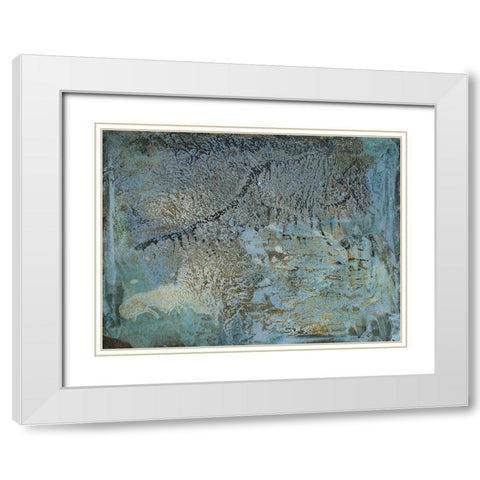 Proximity III White Modern Wood Framed Art Print with Double Matting by Bramma, Lila